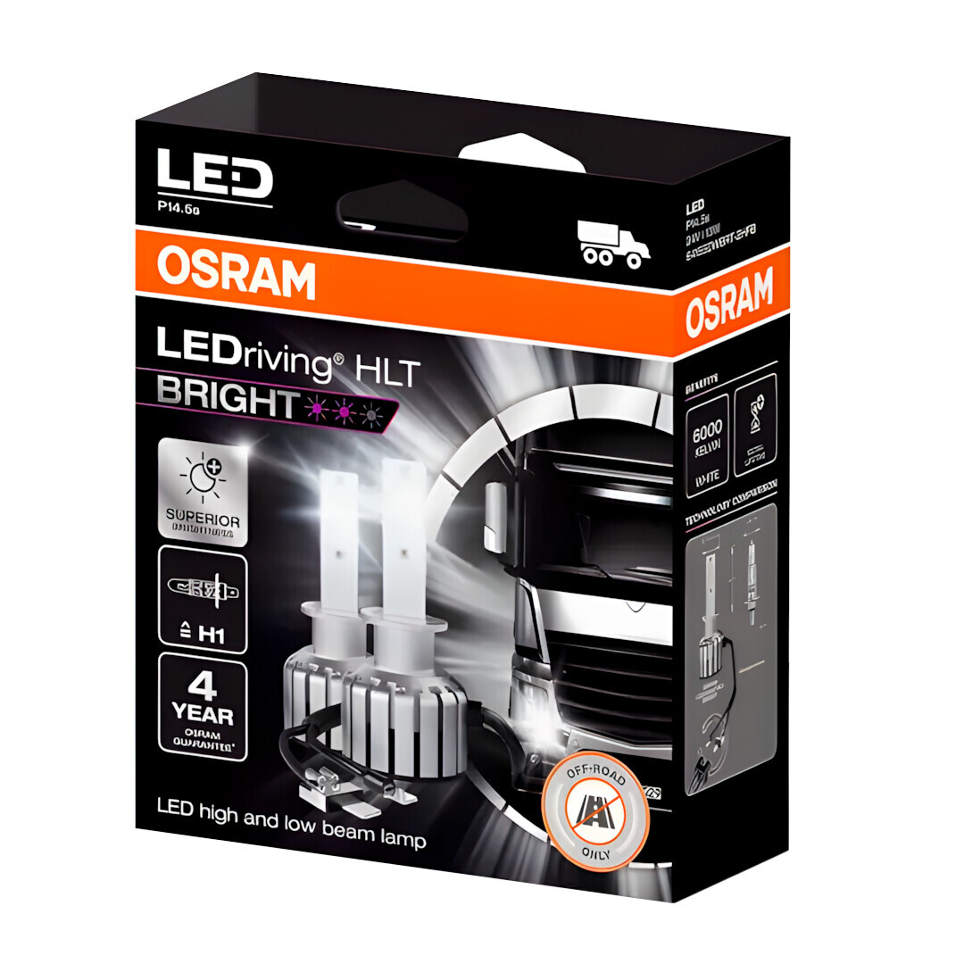 24V LEDriving HLT Bright - (H1) - 13W - P14,5s - 2 pz - Scatola - immagine 2
