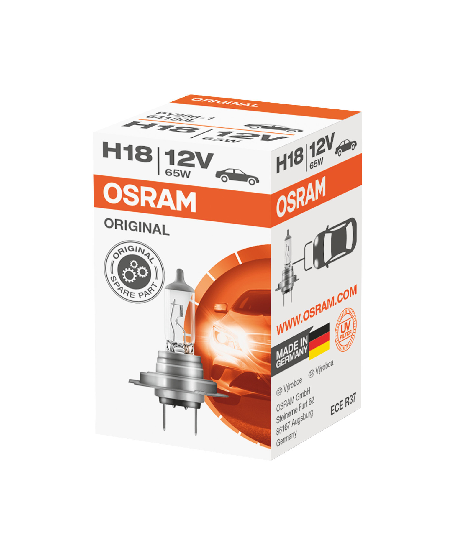 12V Original Line - H18 - 65W - PY26d-1 - 1 pz - Scatola - immagine 4
