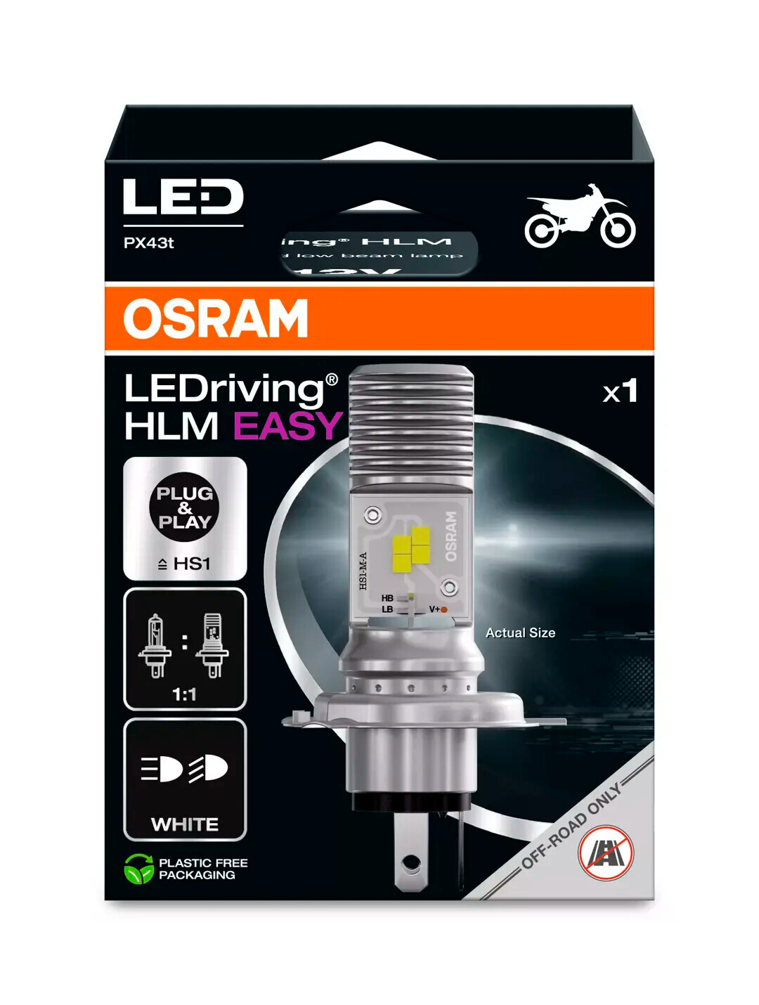 12V LEDriving HLM Easy - (HS1) - 5W - PX43t - 1 pz - Scatola - immagine 2
