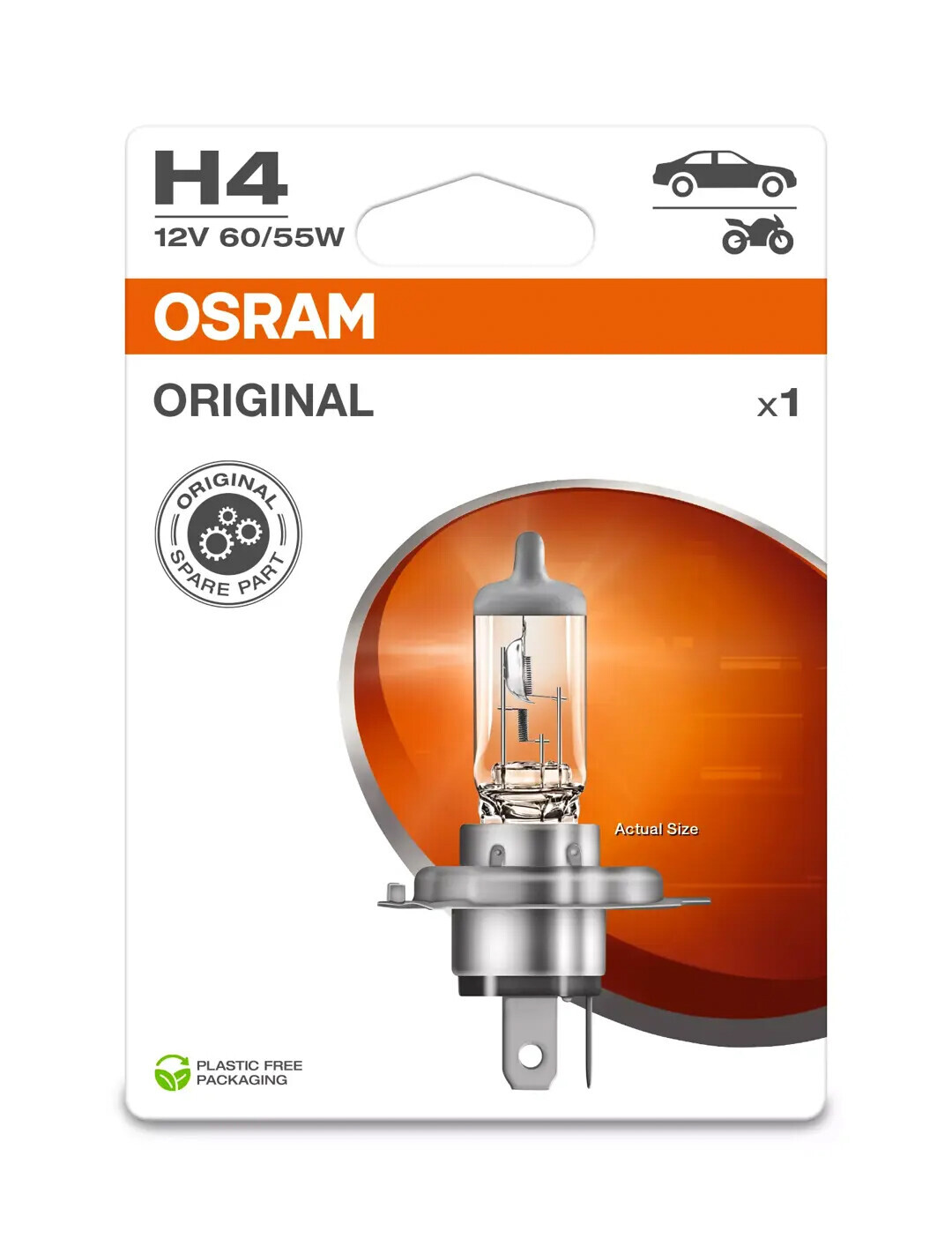 12V Original Line - H4 - 60/55W - P43t - 1 pz - Scatola - immagine 2