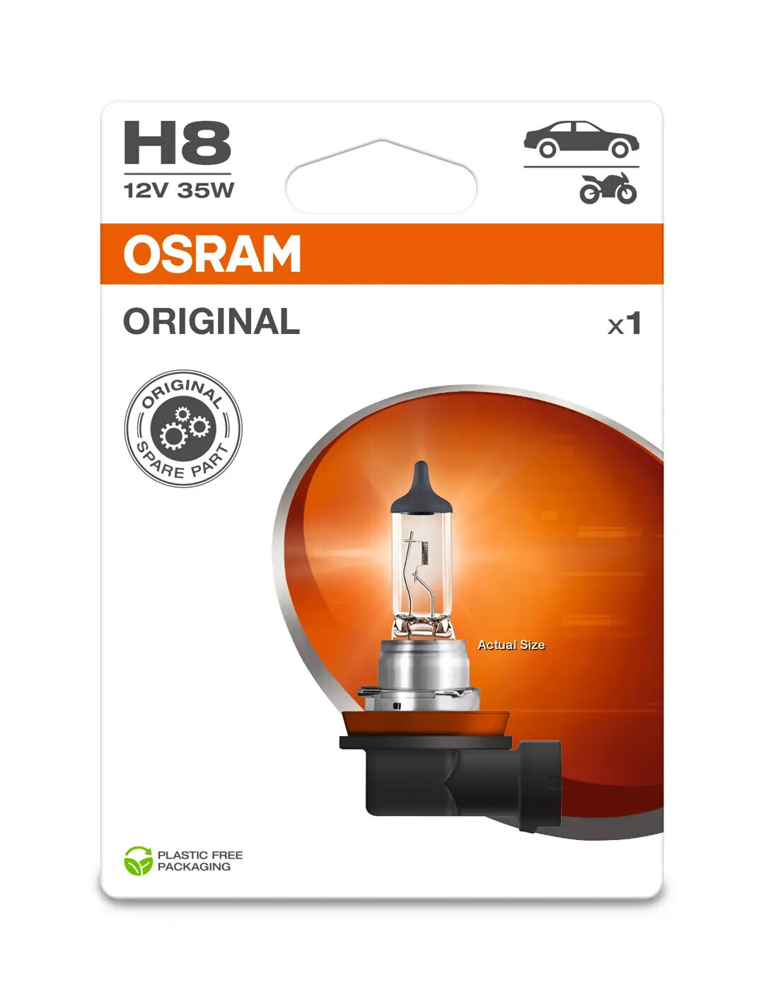 12V Original Line - H8 - 35W - PGJ19-1 - 1 pz - Scatola - immagine 2