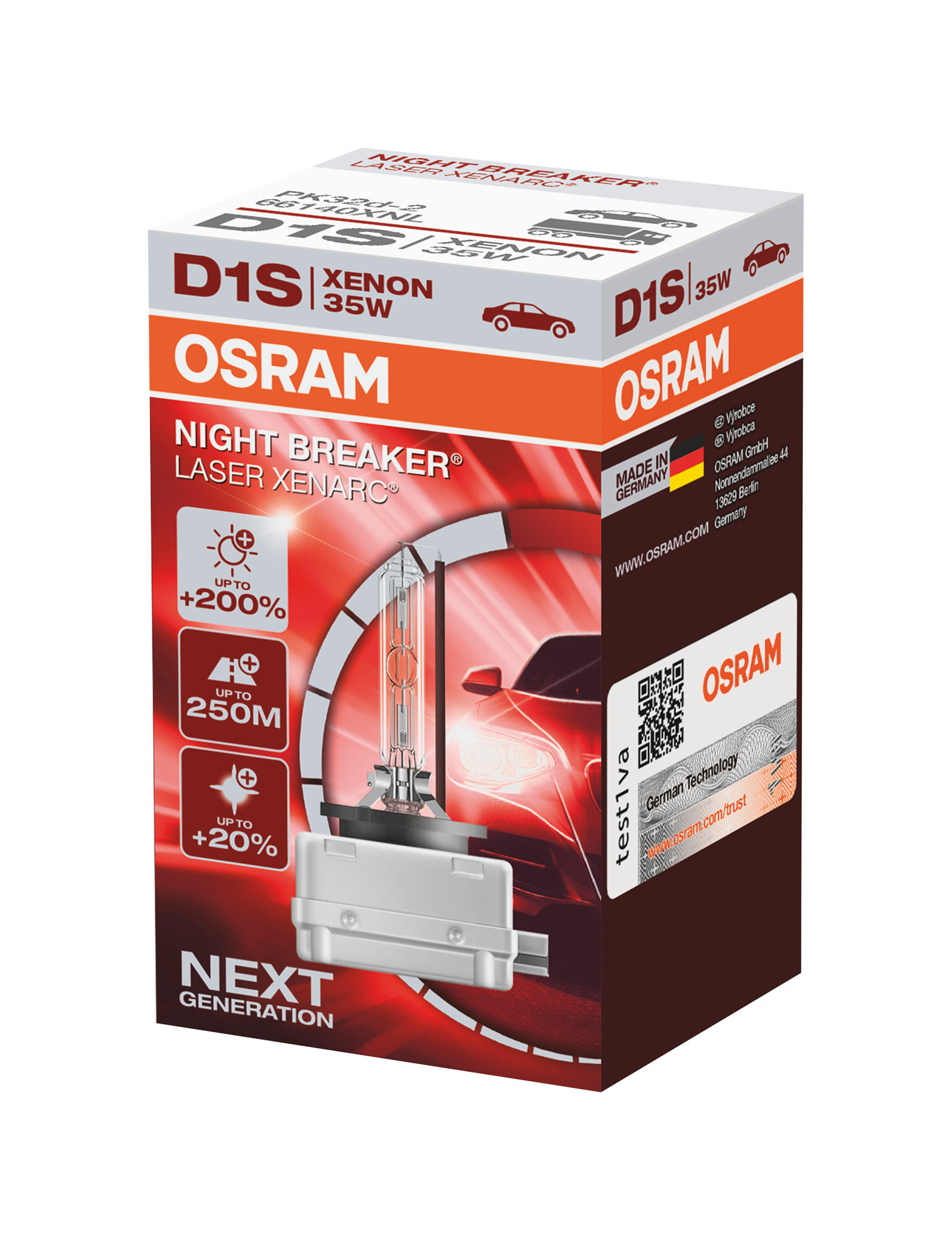 Xenarc Night Breaker Laser - D1S - 35W - PK32d-2 - 1 pz - Scatola - immagine 4