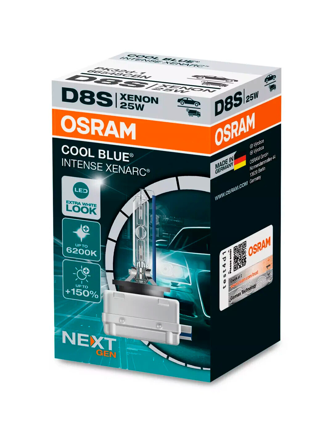 Xenarc Cool Blue Intense - D8S - 35W - PK32d-1 - 1 pz - Scatola - immagine 2