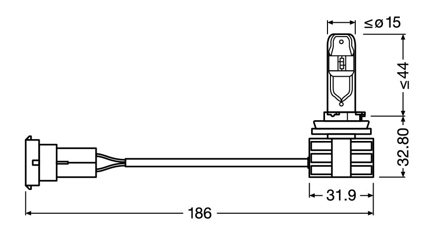12/24V LEDriving HL - (H11) - 14W - PGJ19-2 - 2 pz - Scatola - immagine 2