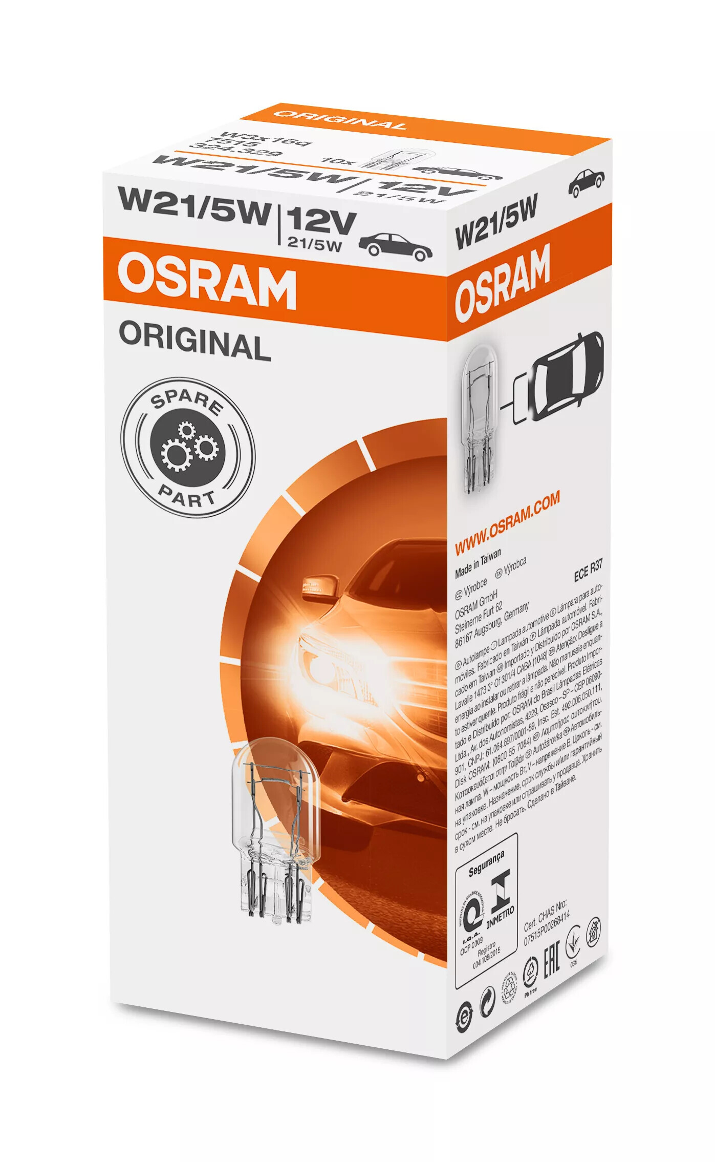 12V Original Line - W21/5W - 21/5W - W3x16d - 1 pz - Sfuso - immagine 2