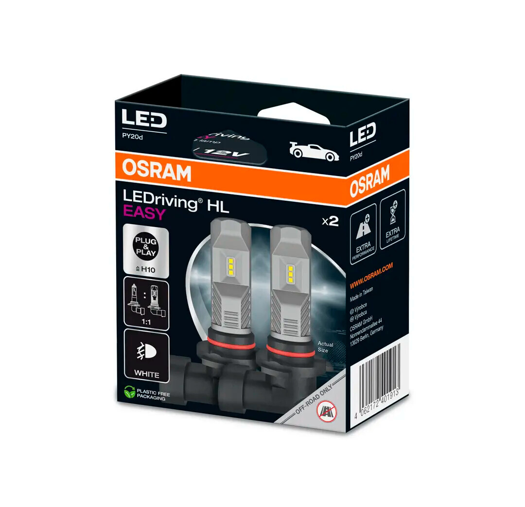12V LEDriving HL Easy - (H10) - 8W - PY20d - 2 pz - Scatola - immagine 2