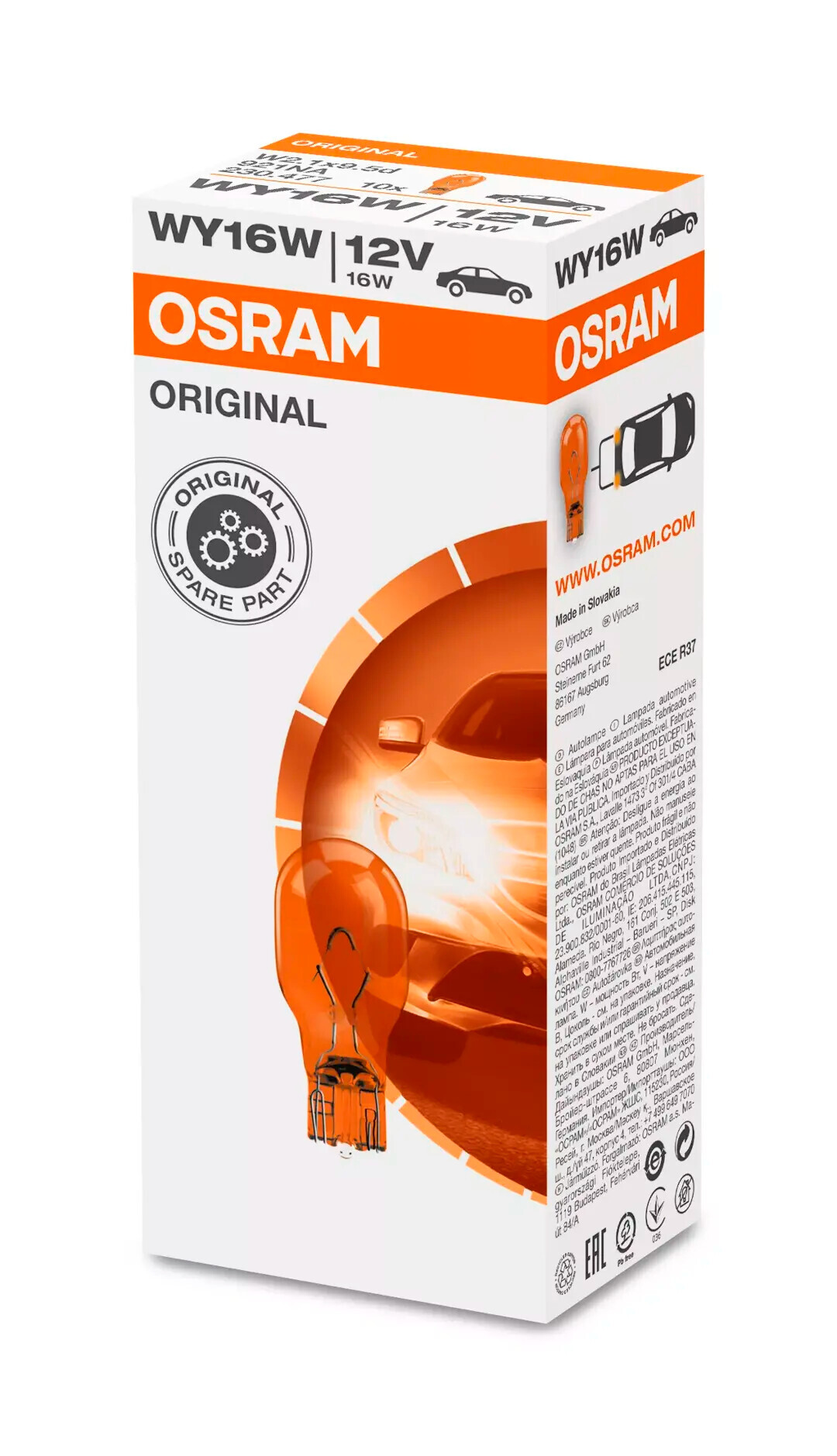 12V Original Line - WY16W - 16W - W2,1x9,5d - 1 pz - Sfuso - immagine 2
