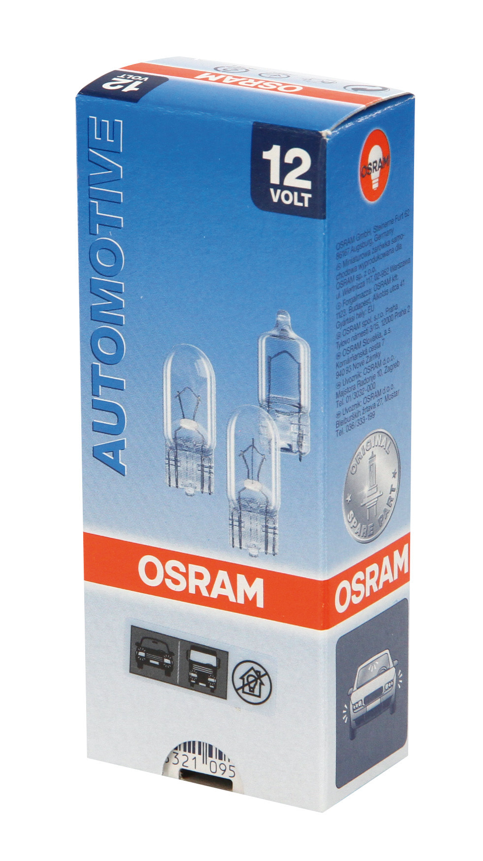 12V Original Line - W3W - 3W - W2,1x9,5d - 1 pz - Sfuso - immagine 4