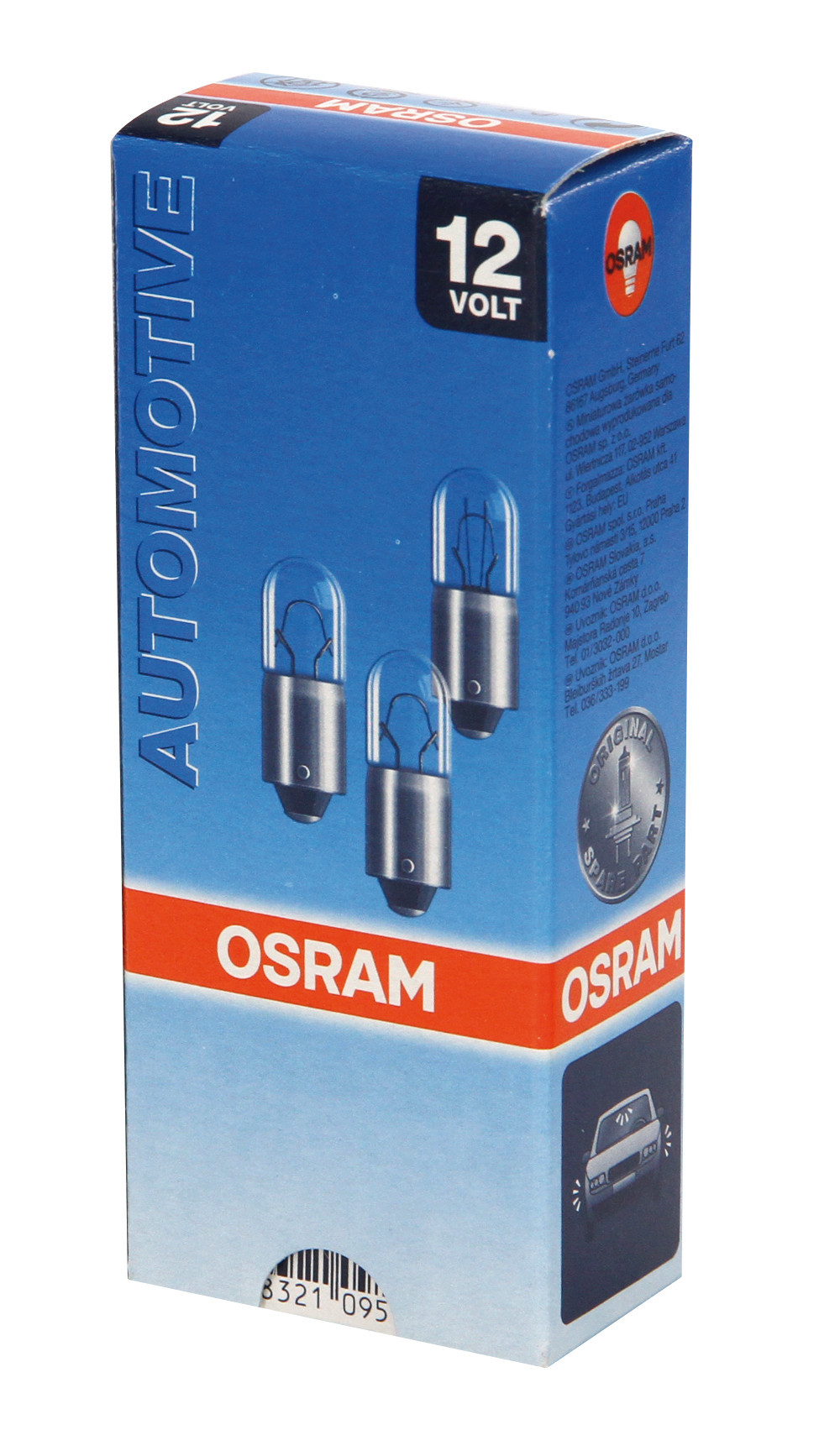 12V Cool Blue - T4W - 4W - BA9s - 1 pz - Sfuso - immagine 4