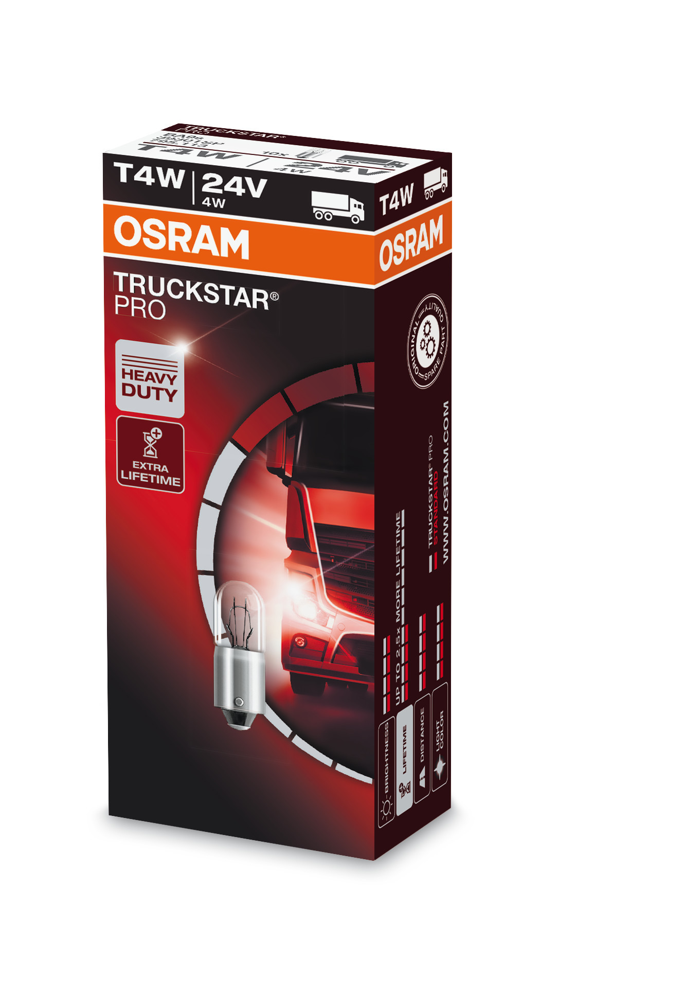 24V Truckstar Pro - T4W - 4W - BA9s - 1 pz - Sfuso - immagine 4