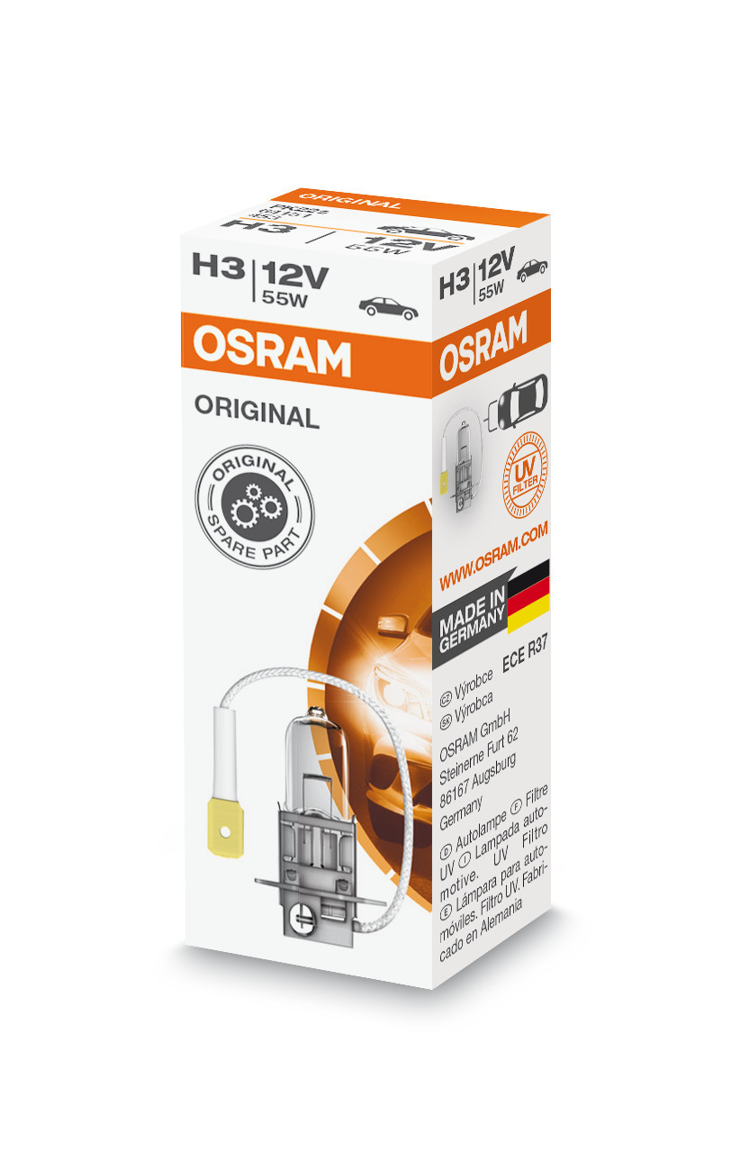 12V Original Line - H3 - 55W - PK22s - 1 pz - Scatola - immagine 4