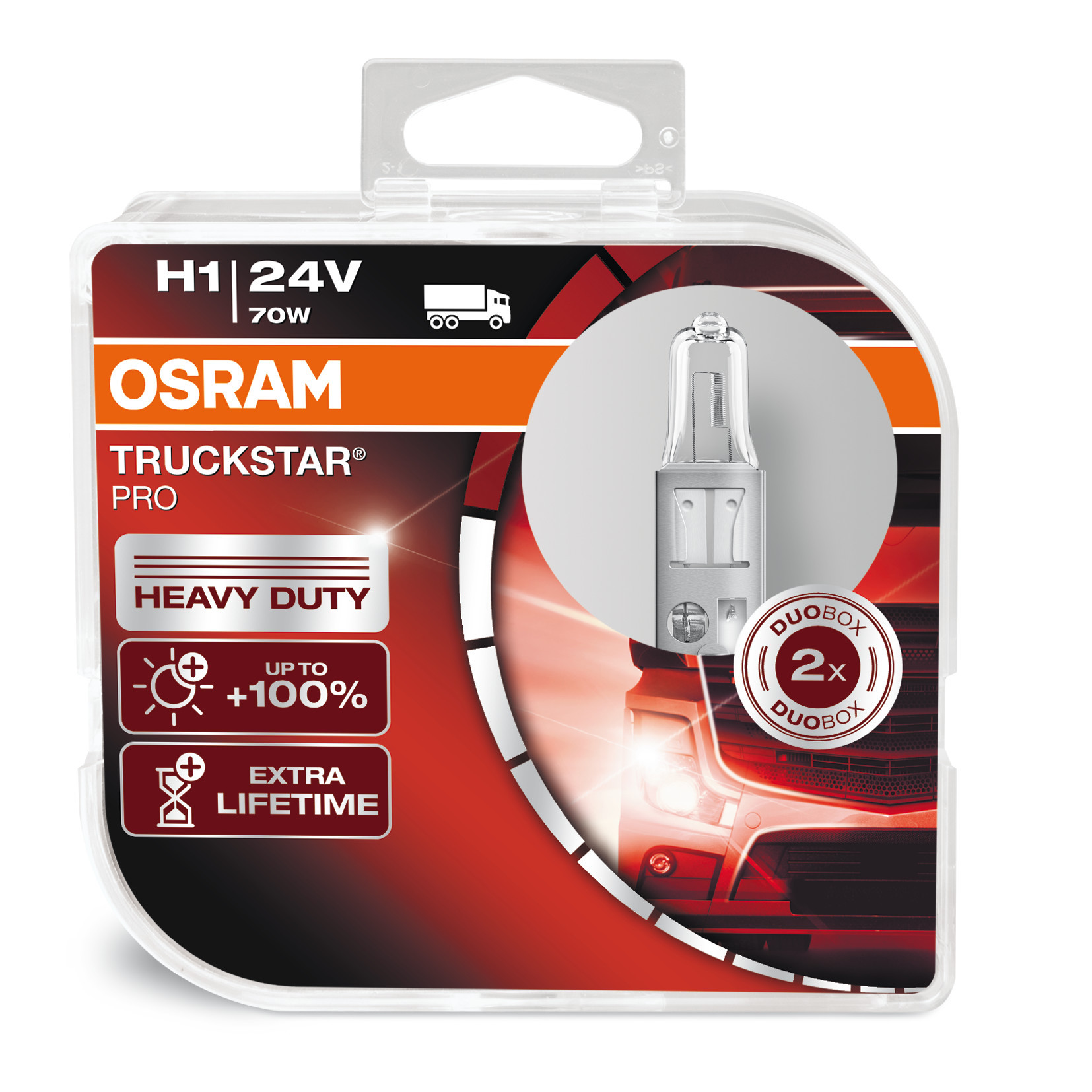 24V Truckstar Pro - H1 - 70W - P14,5s - 2 pz - Scatola Plast. - immagine 4