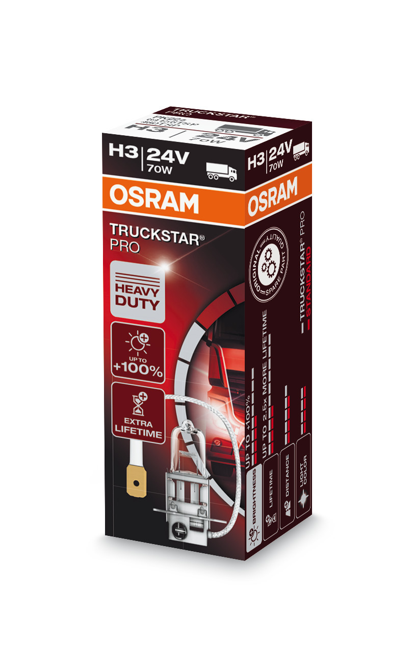 24V Truckstar Pro - H3 - 70W - PK22s - 1 pz - Scatola - immagine 4