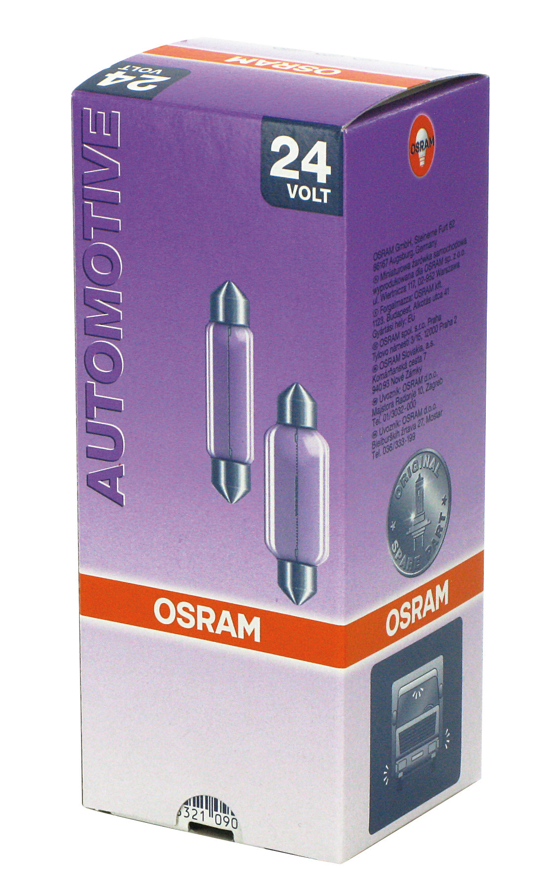 24V Original Line - 11x41 mm - 3W - SV8,5-8 - 1 pz - Sfuso - immagine 4