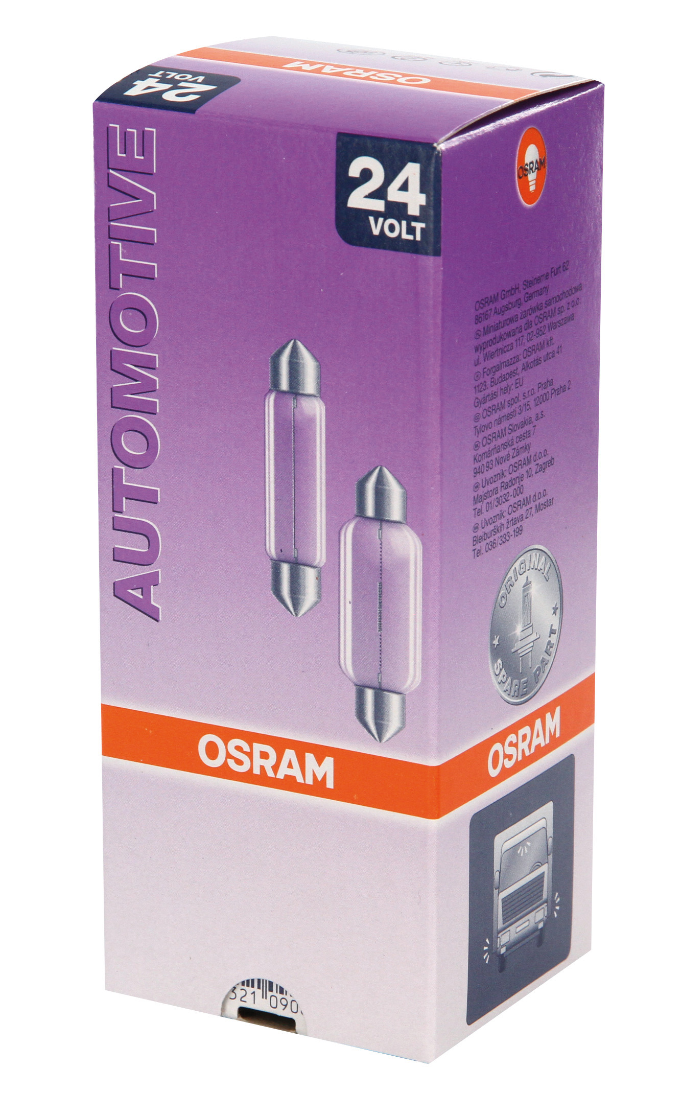 24V Original Line - 11x41 mm - 10W - SV8,5-8 - 1 pz - Sfuso - immagine 4
