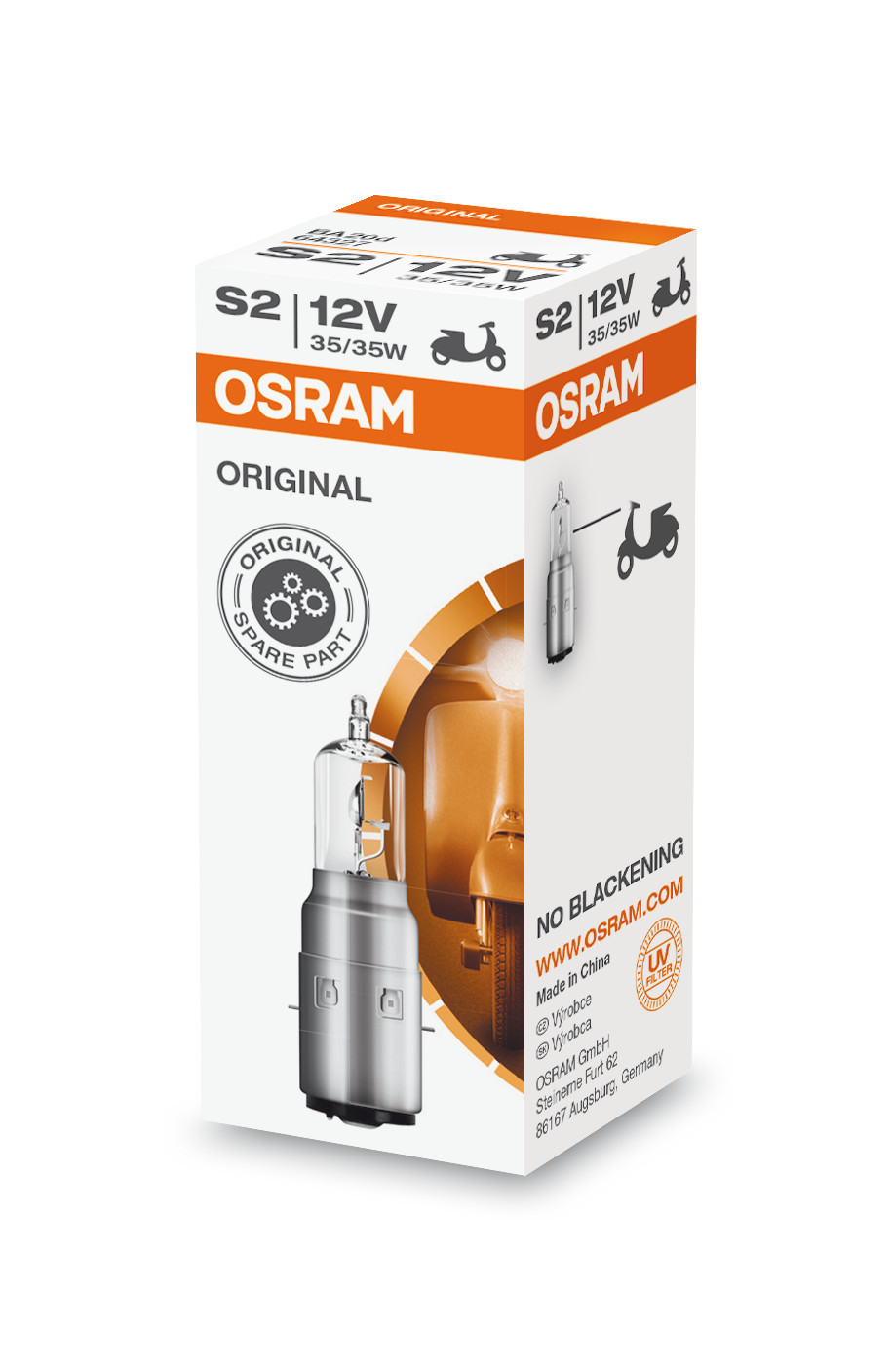 12V Original Line - S2 - 35/35W - BA20d - 1 pz - Scatola - immagine 4