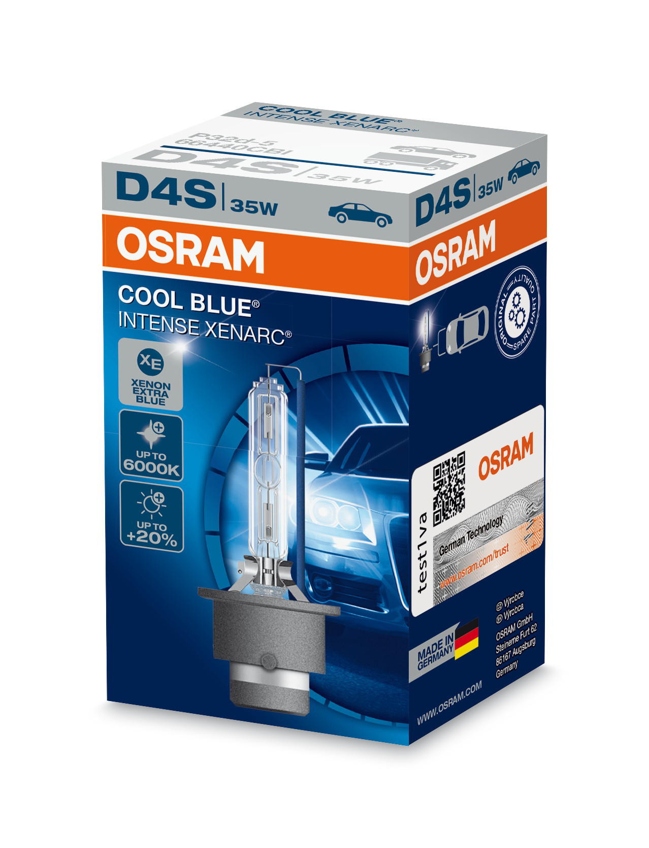 Xenarc Cool Blue Intense - D4S - 35W - P32d-5 - 1 pz - Scatola - immagine 6