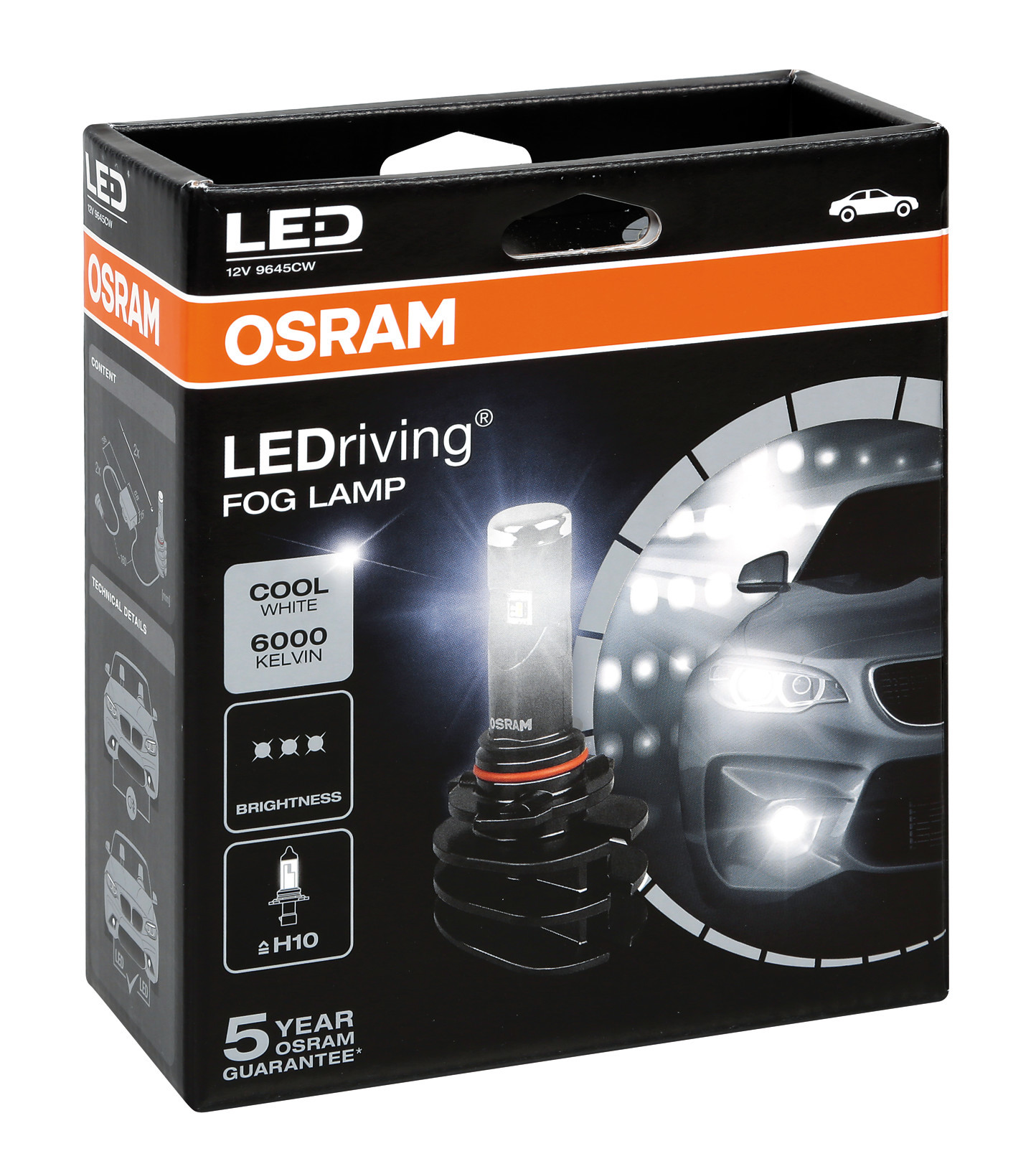 12V LEDriving Fog Lamp - (H10) - PY20d - 2 pz - Scatola - immagine 5