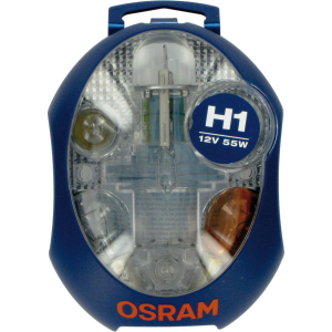 12V Kit Lampade di ricambio 12V - 1 pz - Scatola Plast. - H1