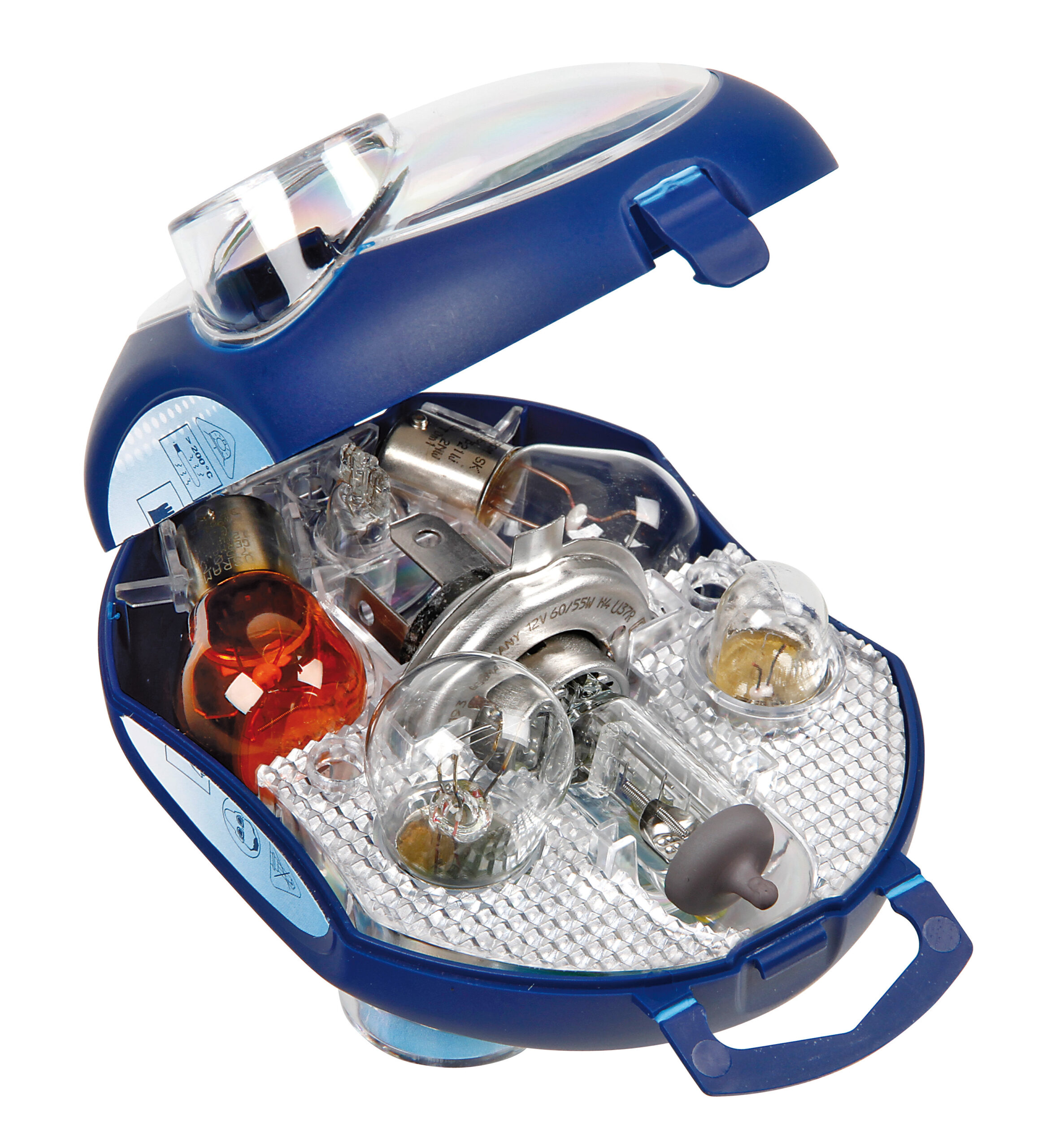 12V Kit Lampade di ricambio 12V - 1 pz - Scatola Plast. - H4 - immagine 2