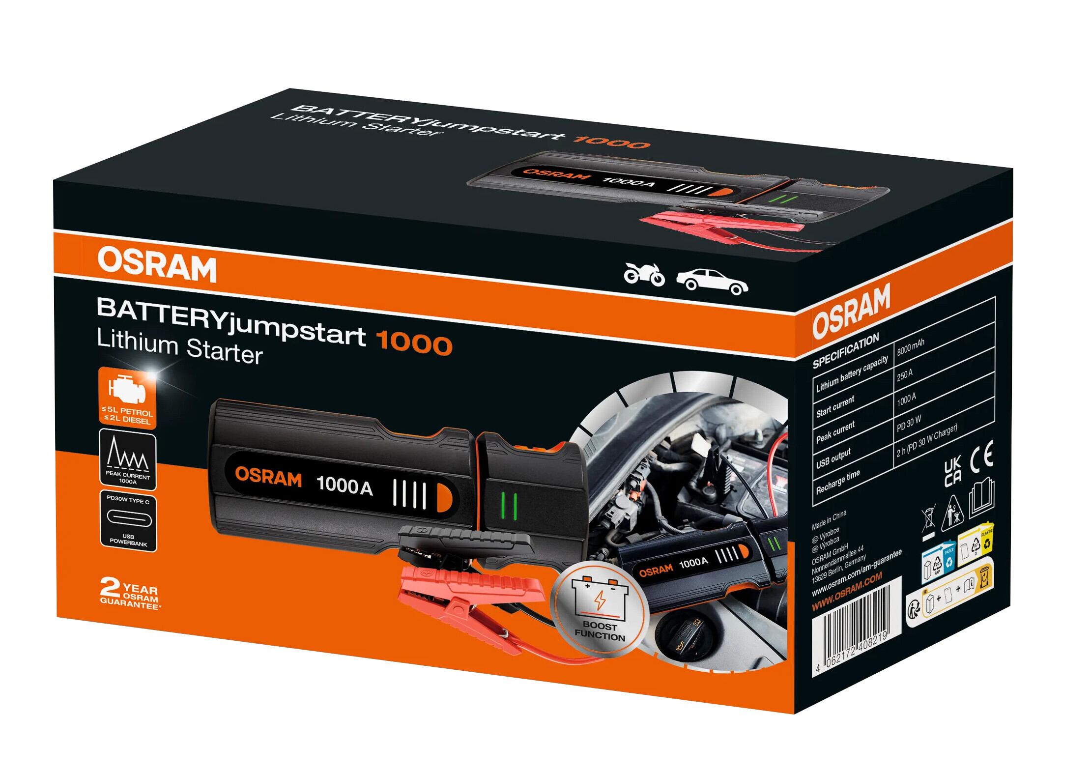 BATTERYjumpstart 1000, avviatore di emergenza con funzione power bank - immagine 14