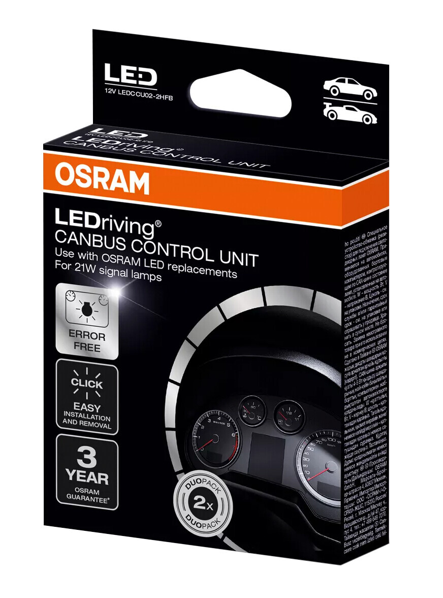 LEDriving Canbus Control Unit, Previene i messaggi di errore - 21W - immagine 3
