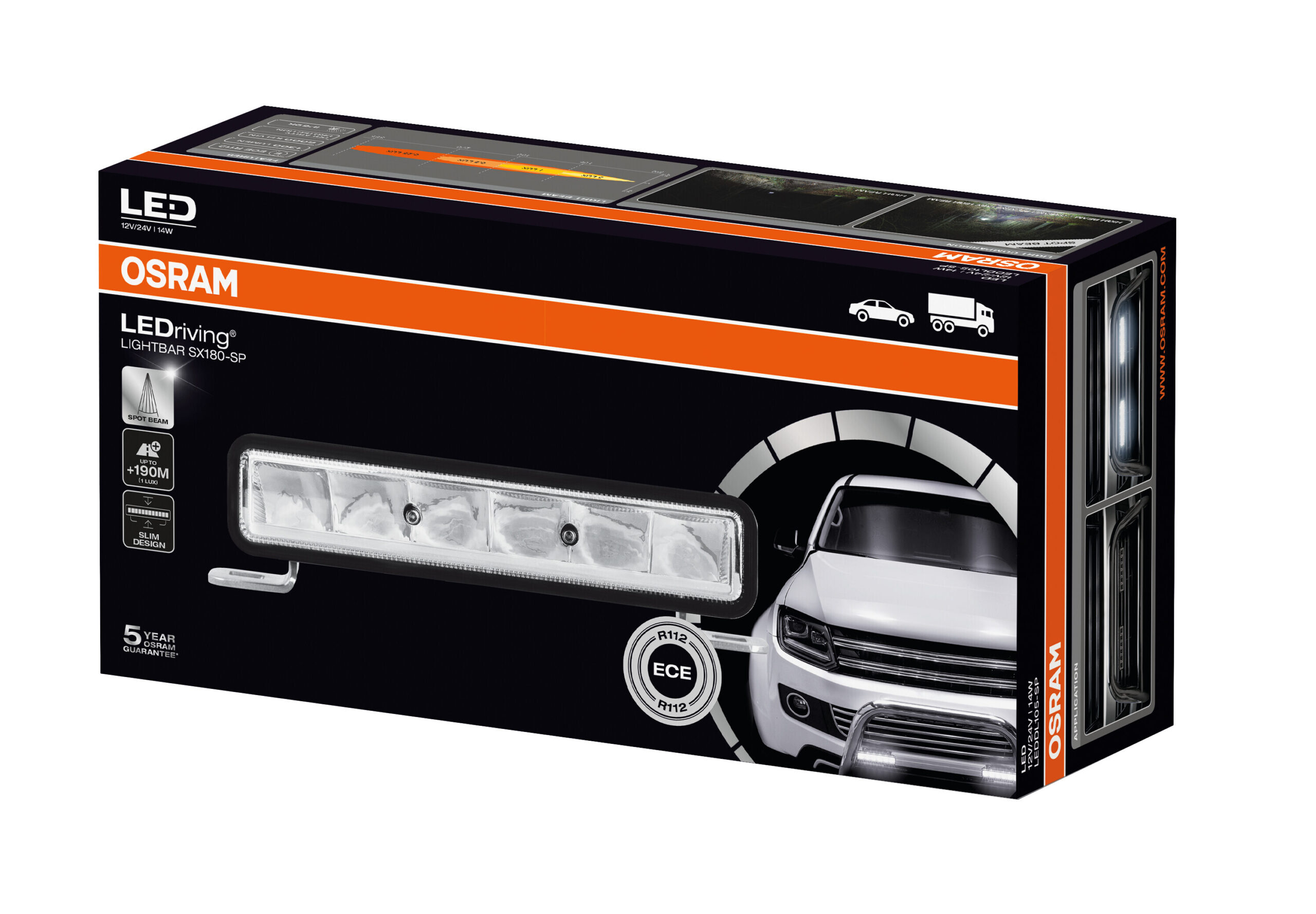 LEDriving Lightbar SX180-SP - 12/24V - immagine 6