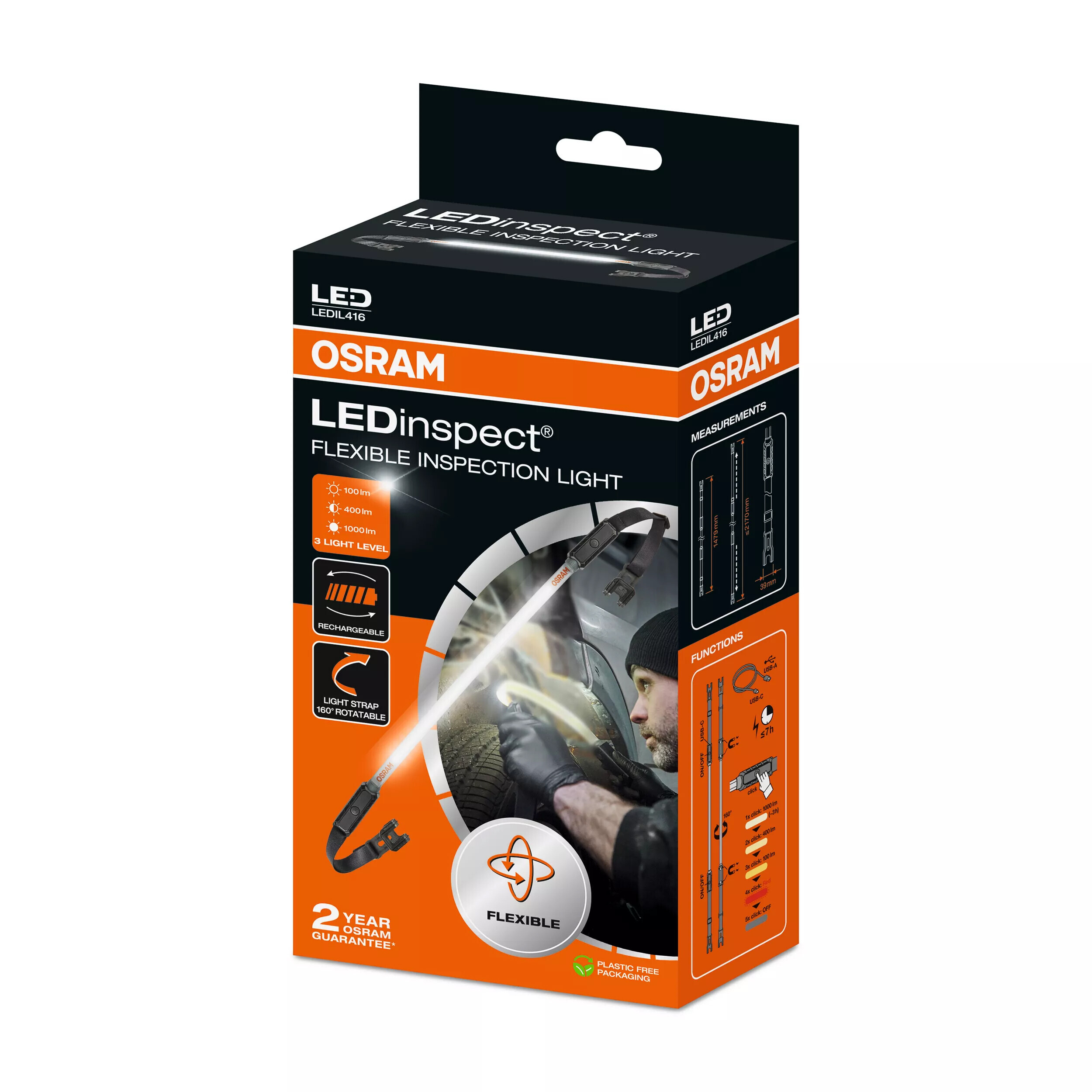 LEDinspect FLEXIBLE INSPECTION LIGHT, torcia da ispezione sotto cofano flessibile - immagine 11
