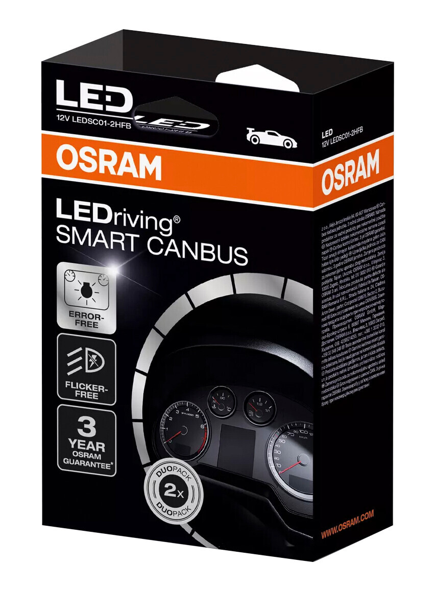 LEDriving SMART CANBUS - 12V - H7, 12W, PX26d - immagine 6