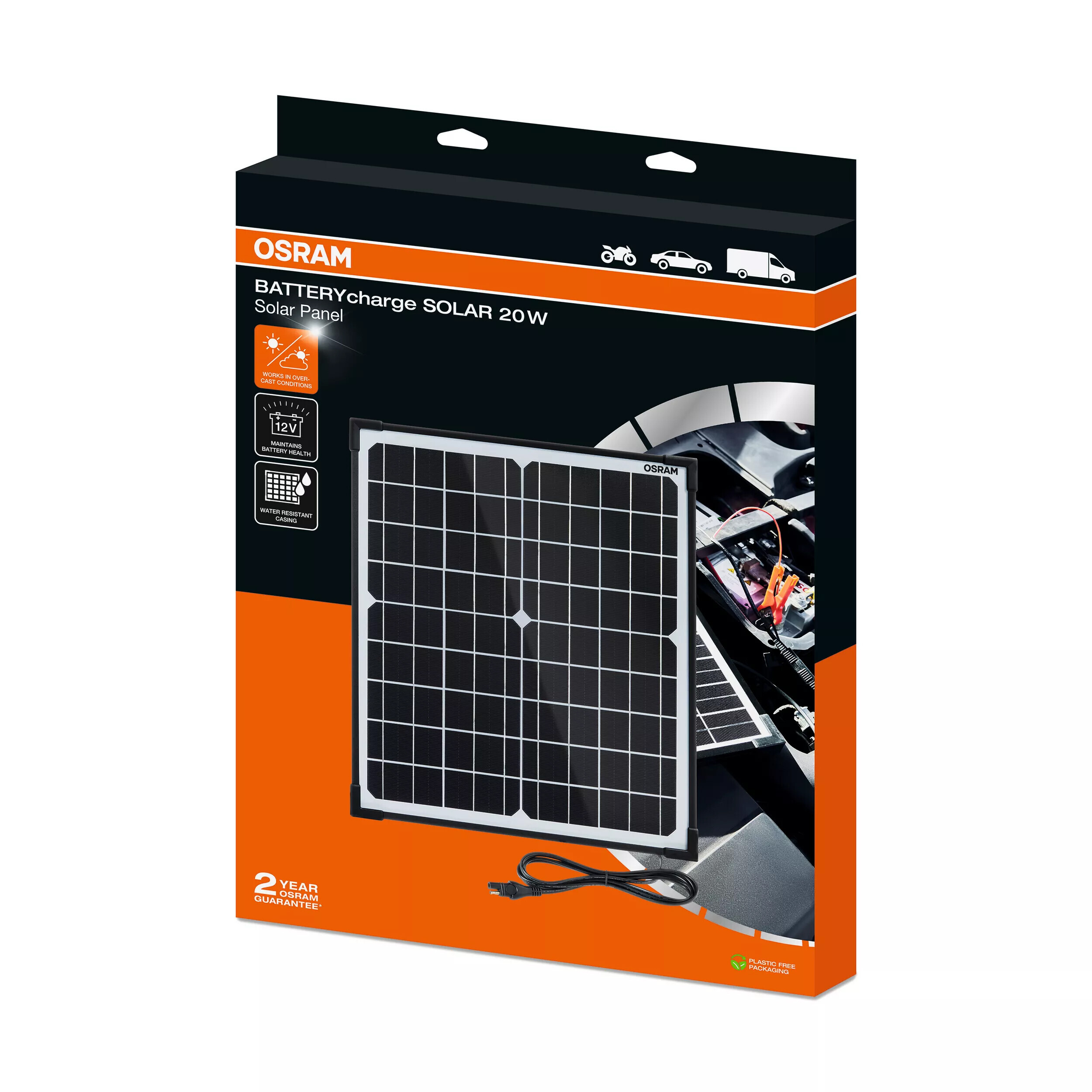 BATTERYcharge SOLAR 20W, mantenitore di batteria a energia solare - immagine 12