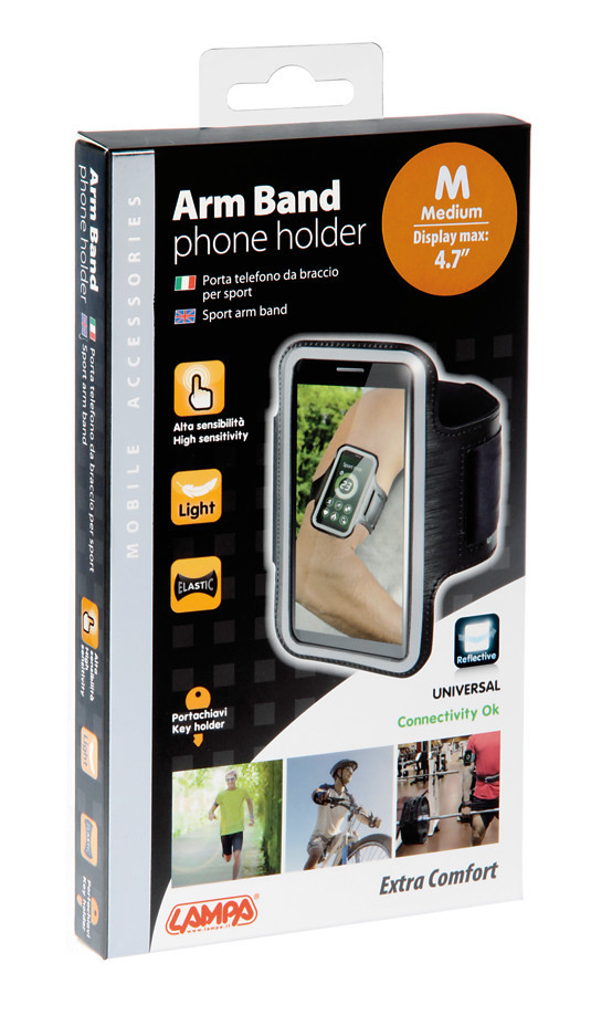 Arm Band, portatelefono da braccio per sport - M - max 4,7" - immagine 7