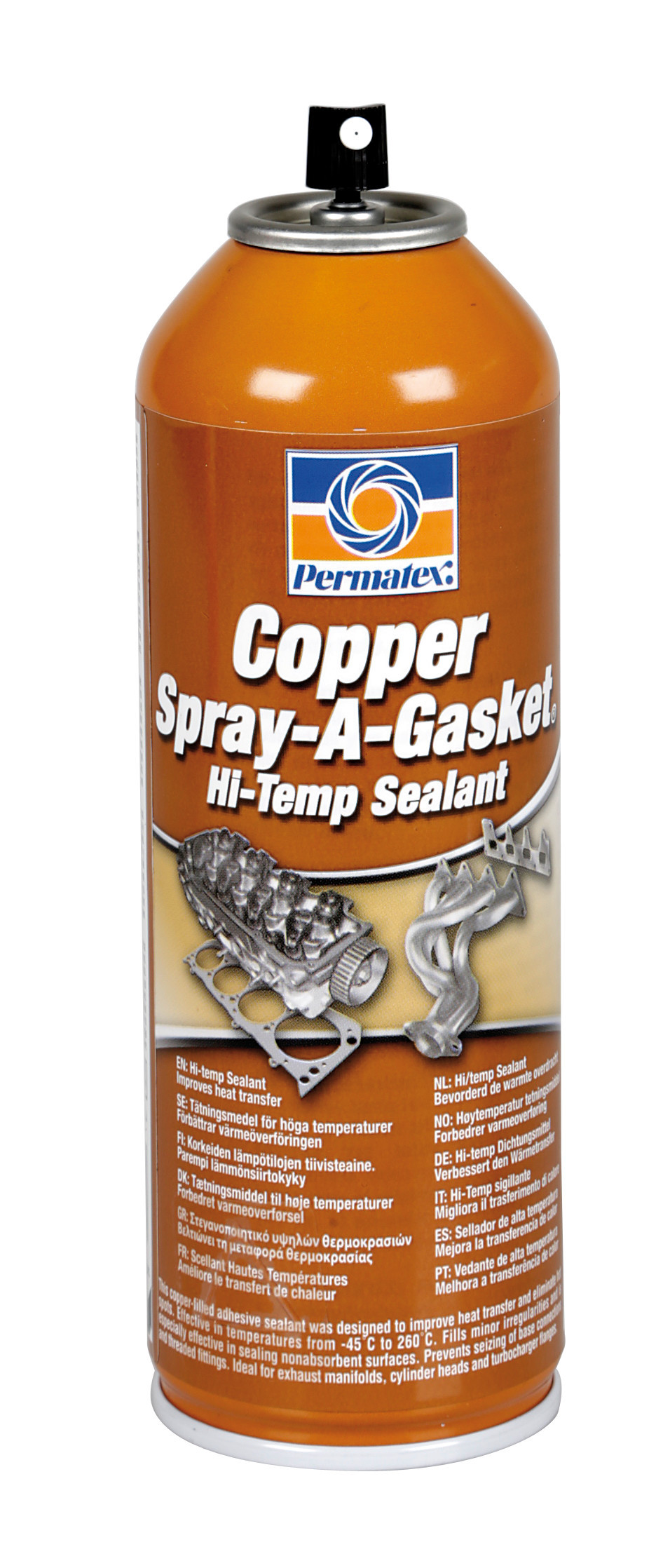 Copper Spray-a-Gasket, sigillante per guarnizioni utilizzate ad alte temperature - 331 ml - immagine 2