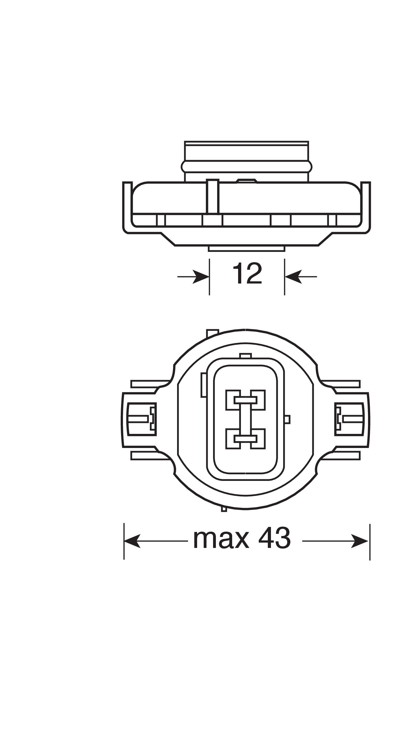 12V Lampada alogena - PSY24W - 24W - PG20-4 - 1 pz - Scatola - Arancio - immagine 3