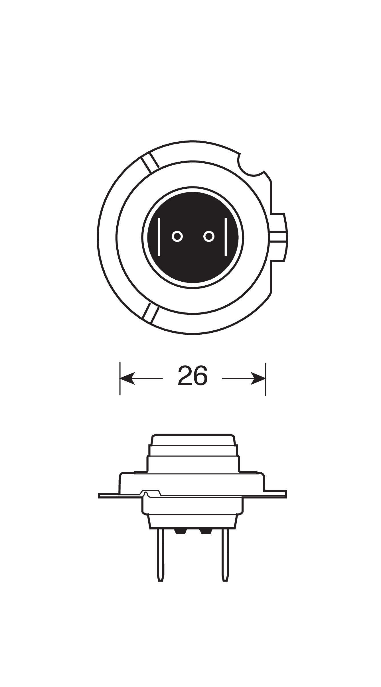 12V Original Line - H18 - 65W - PY26d-1 - 1 pz - Scatola - immagine 2