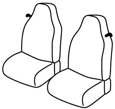 Set coprisedili Superior - Nocciola - compatibile per Smart Fortwo (01/07>10/14)