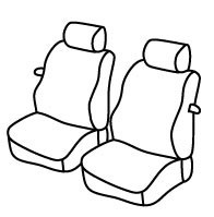 Set coprisedili Superior - Nocciola - compatibile per Volkswagen Caddy (11/95>12/03)