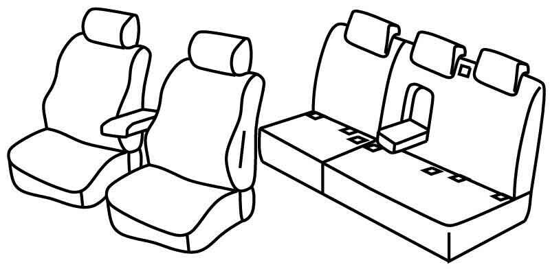 Set coprisedili Superior - Beige - compatibile per Audi Q5 5p (11/08>02/17)
