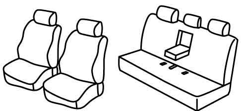 Set coprisedili Superior - Beige - compatibile per Bmw Serie 5 (F10) (01/10>01/17)