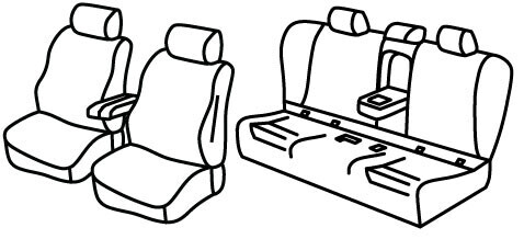 Set coprisedili Superior - Beige - compatibile per Bmw Serie 5 (G30) (02/17>08/23)