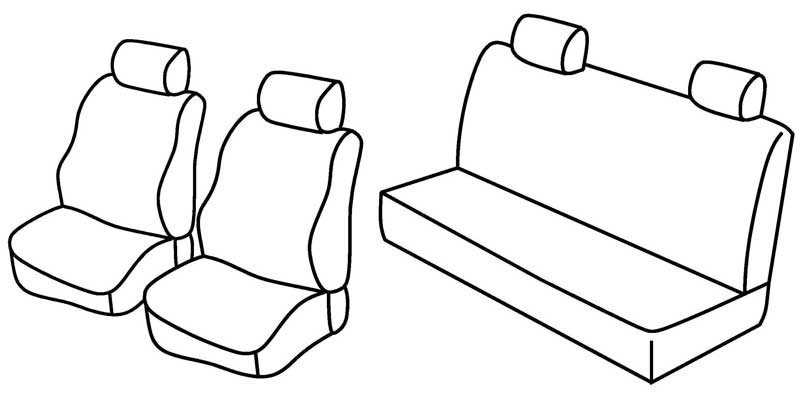 Set coprisedili Superior - Beige - compatibile per Mercedes Classe G (09/08>01/18)