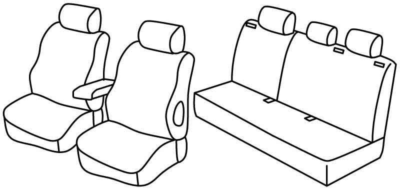Set coprisedili Superior - Beige