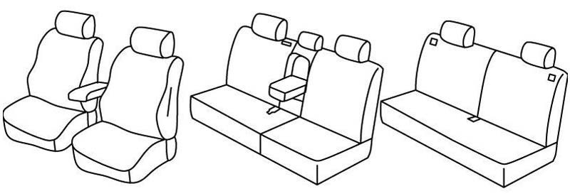 Set coprisedili Superior - Beige - compatibile per Fiat Freemont (05/11>11/16)