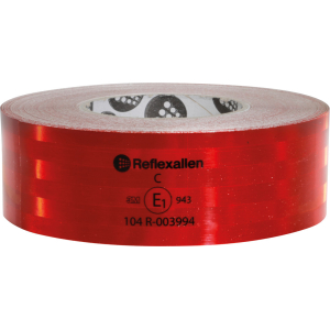 Value, nastro segnaletico di sicurezza per superfici rigide - 50 m - Rosso