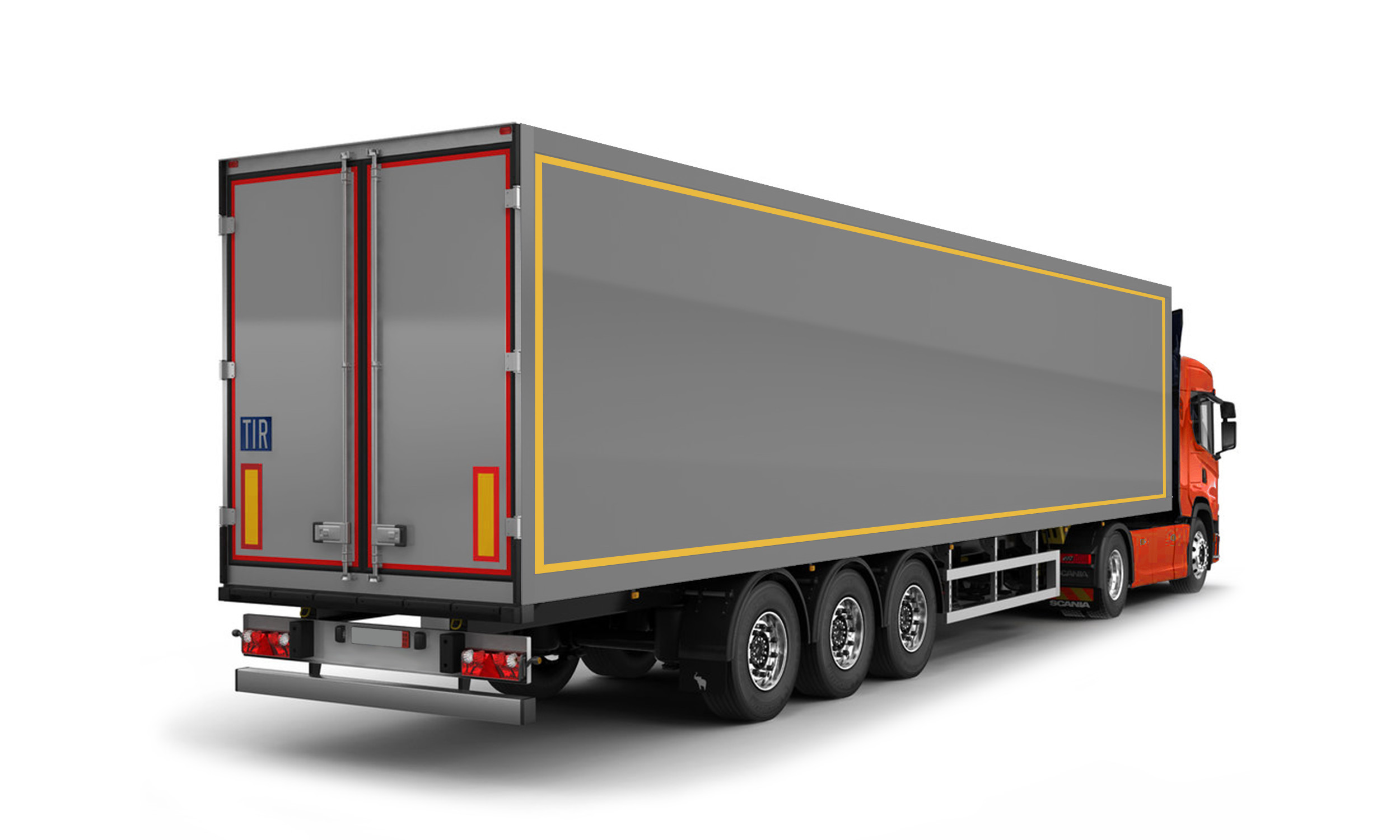Premium, nastro segnaletico di sicurezza per superfici rigide - 50 m - Giallo - immagine 2