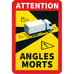 Contrassegno adesivo angoli morti, 1 pz - Camion - FRA