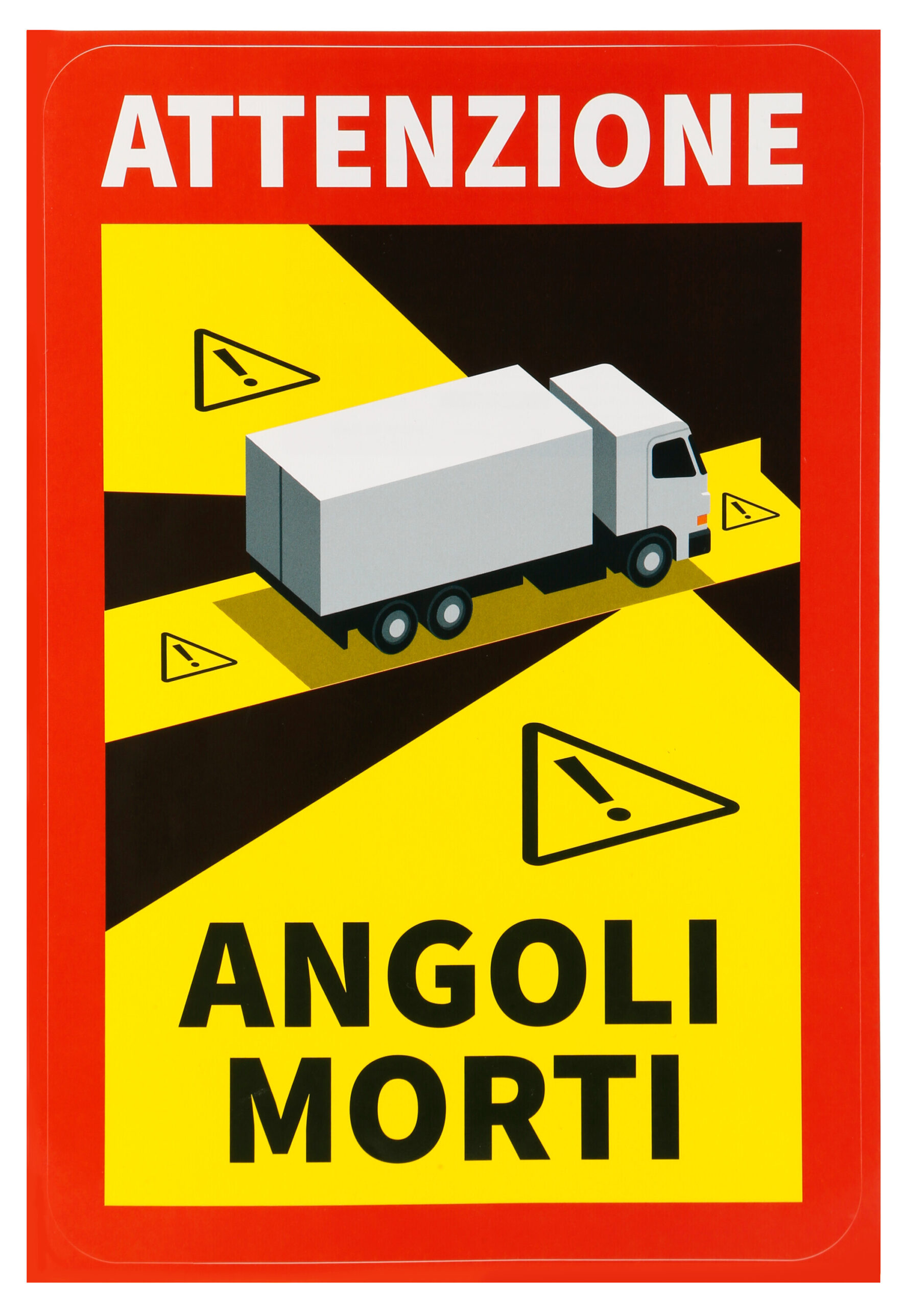 Contrassegno adesivo angoli morti, 1 pz - Camion - ITA - immagine 2