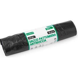 Rotolo 20 sacchi neri per pattumiera - 45 L - 55x65 cm