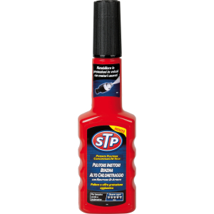 STP Pulitore iniettori benzina, alto chilometraggio - 200 ml