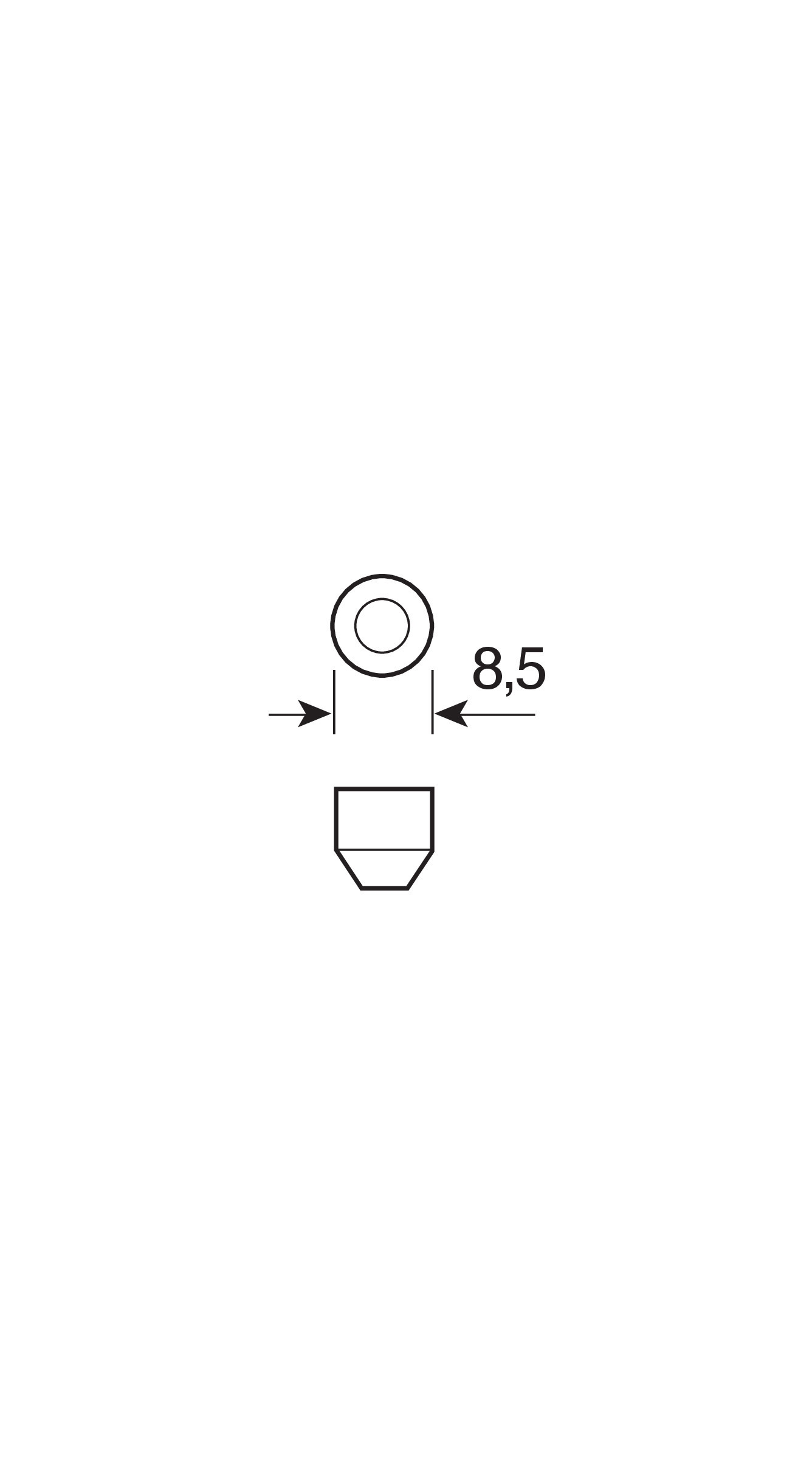 12V Lampada siluro - C10W - 11x35 mm - 10W - SV8,5-8 - 2 pz - Scatola - immagine 3