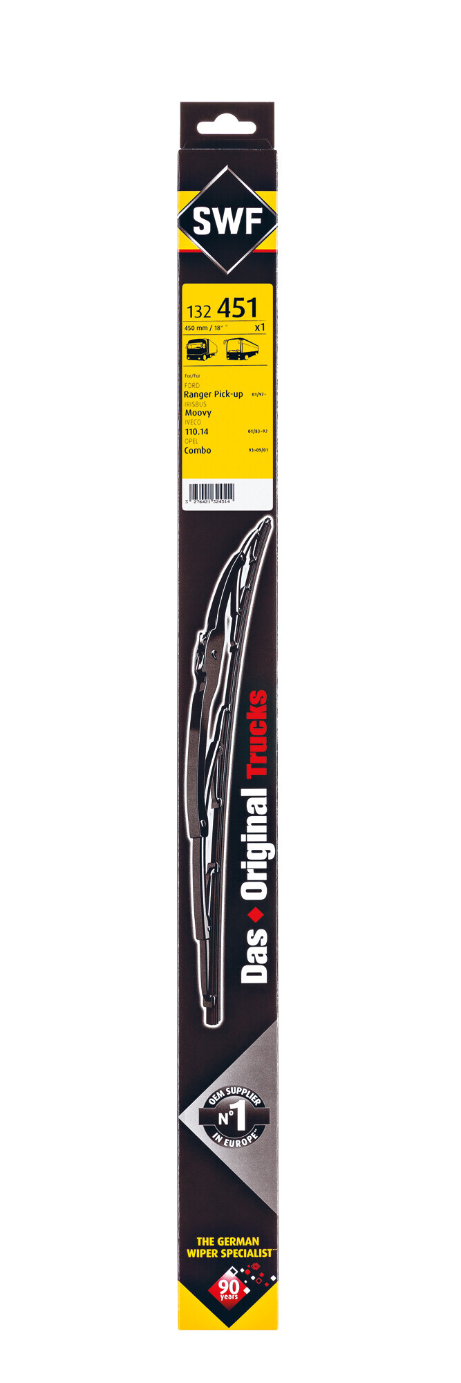 Das Original Trucks, spazzola tergicristallo - 450 mm - 1 pz - immagine 2